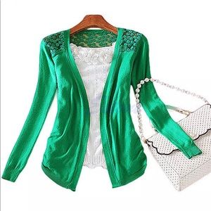 Beautiful green cardigan